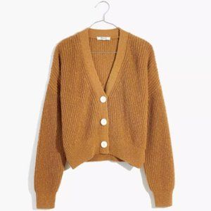 NWOT Madwell Cropped Cardigan in Toffee Size Medium